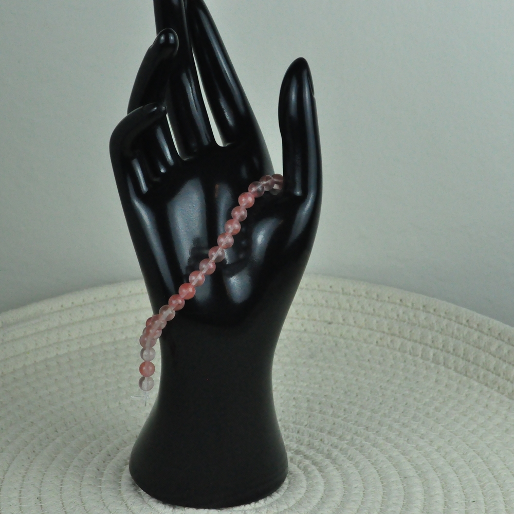 Chic Pink Beaded Bracelet